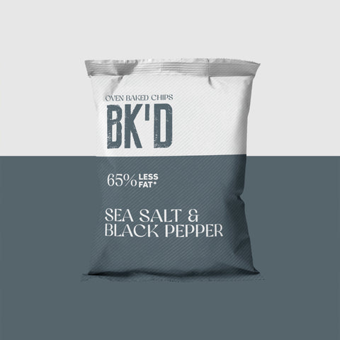 BK'D - Sea Salt & Black Pepper Chips
