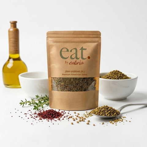 Premium Palestinian Zaatar by Eatiria, Authentic Palestinian Zaatar Spice Blend